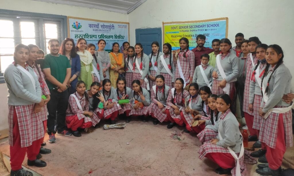 Vocational training at Govt School Tutikandi Vocational training at Govt School Tutikandi HIMACHAL HEADLINES