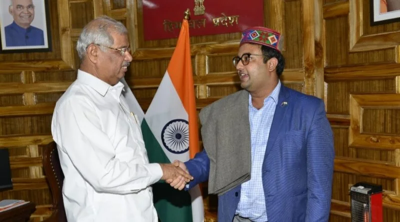 MP Hamilton West calls on Governor HIMACHAL HEADLINES