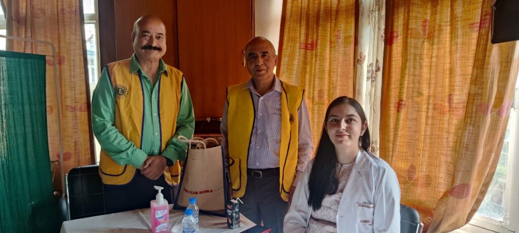 Lions Club Shimla organise free multi Speciality Health camp HIMACHAL HEADLINES