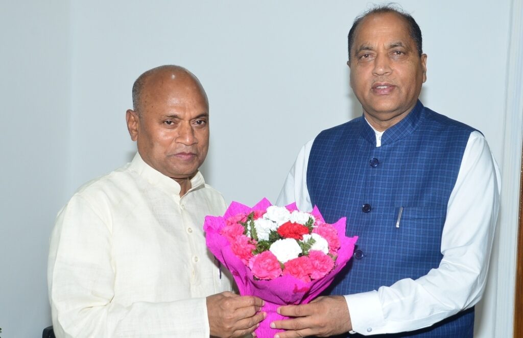 Union Steel Minister calls on CM Union Steel Minister calls on CM HIMACHAL HEADLINES