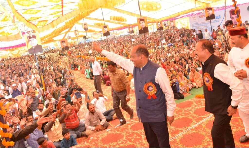 CM inaugurates and lay foundation stones of 22 developmental projects worth Rs. 80 crore at Haripurdhar HIMACHAL HEADLINES
