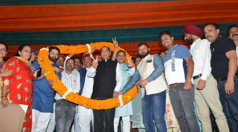 CM inaugurates and lays foundation stone of developmental projects worth Rs. 218 crore at Parwanoo HIMACHAL HEADLINES