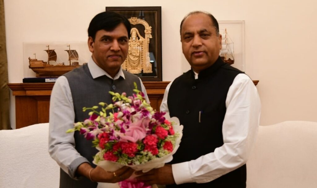 CM calls on Union Health and Family Welfare Minister HIMACHAL HEADLINES