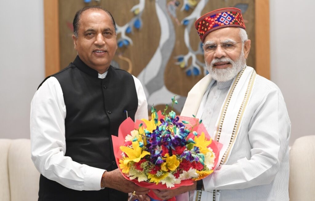 Himachal Chief Minister calls on Prime Minister HIMACHAL HEADLINES