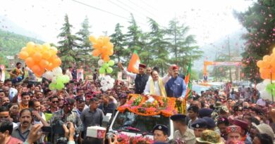Jagat Prakash Nadda addresses Samman Samaroh in Kullu district HIMACHAL HEADLINES