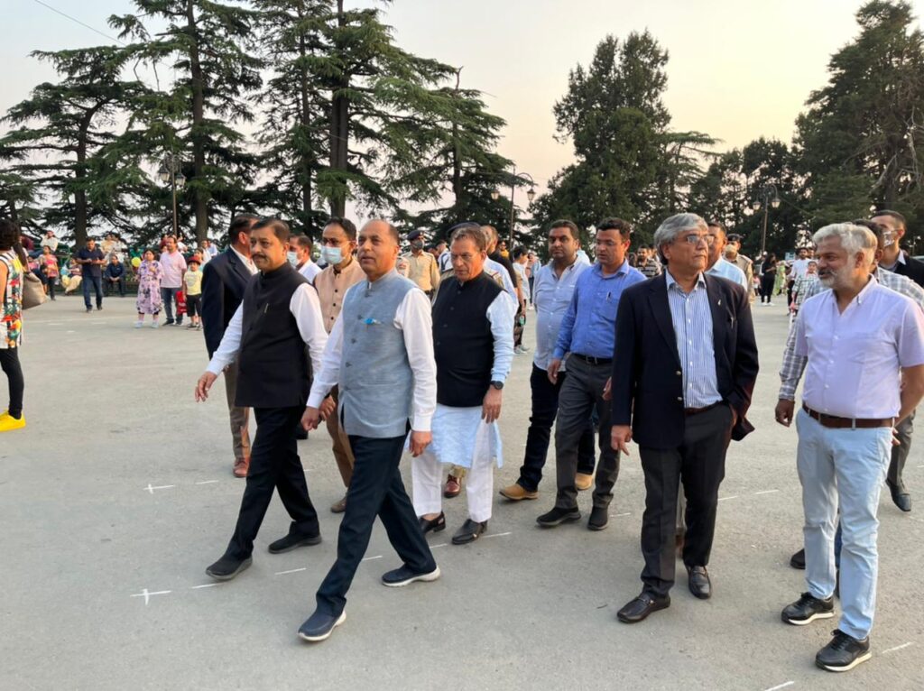 Inspection of ridge for Prime minister Narendra Modi's visit HIMACHAL HEADLINES