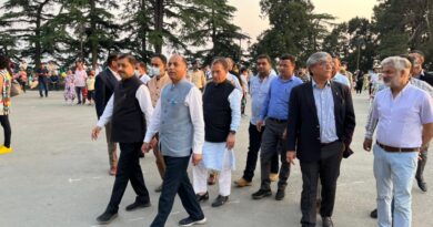 Inspection of ridge for Prime minister Narendra Modi's visit HIMACHAL HEADLINES