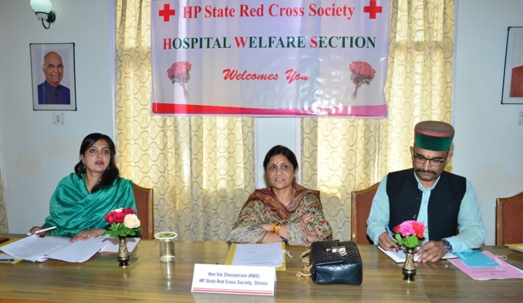 Participation of all Red Cross members is very important: Dr. Sadhna Thakur HIMACHAL HEADLINES