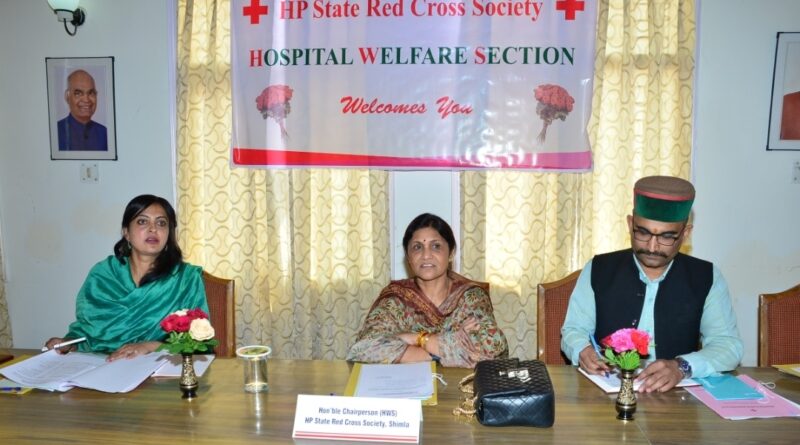 Participation of all Red Cross members is very important: Dr. Sadhna Thakur Participation of all Red Cross members is very important: Dr. Sadhna Thakur HIMACHAL HEADLINES