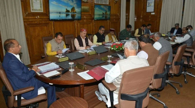 Himachal Cabinet Decisions HIMACHAL HEADLINES