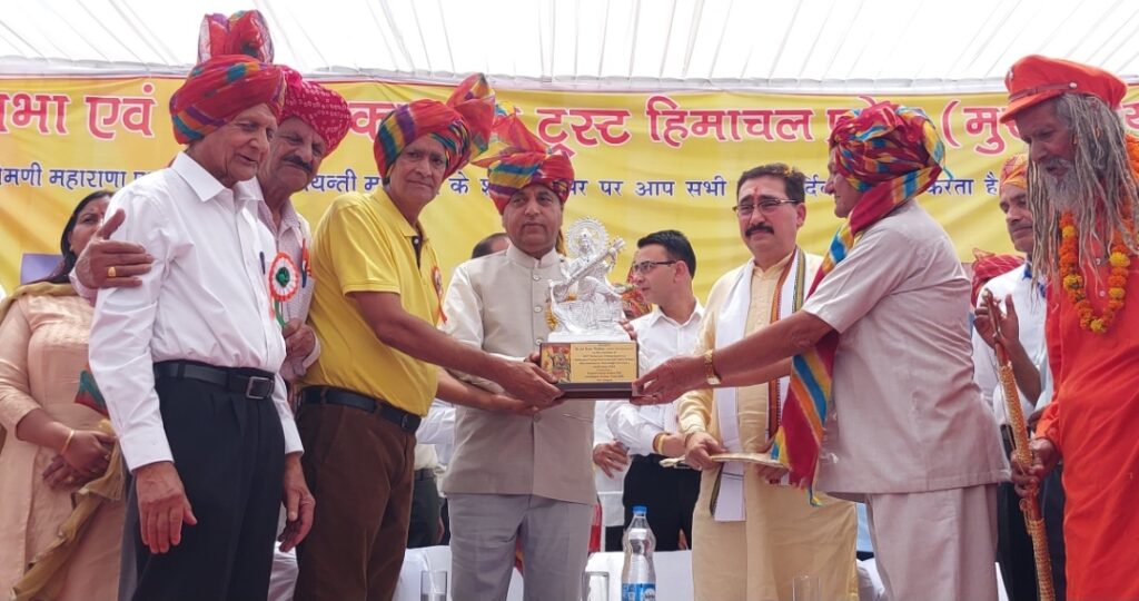 Jai Ram Thakur pays tribute on the occasion of Maharana Pratap Jayanti HIMACHAL HEADLINES