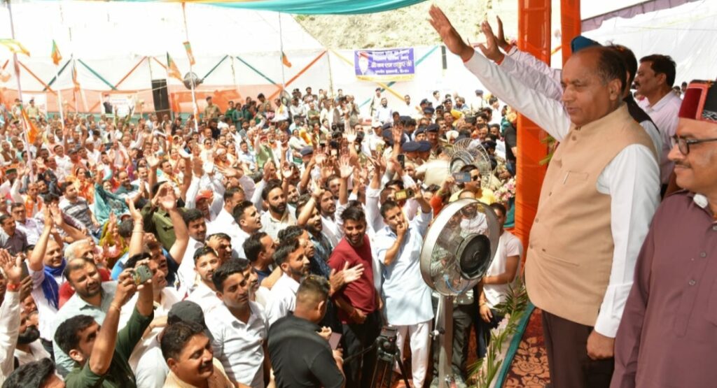 CM inaugurates and lays foundation stone for various developmental projects worth Rs. 97.54 crore at Chandi  HIMACHAL HEADLINES