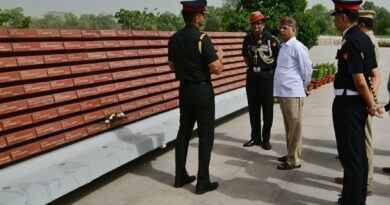 Governor visits National War Memorial HIMACHAL HEADLINES