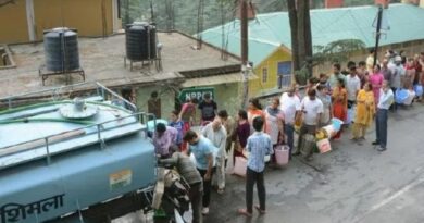 Drinking water mounts in Shimla MC HIMACHAL HEADLINES