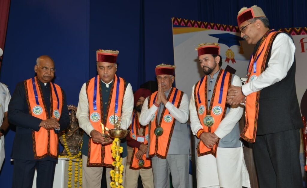 President Graces the 6th Convocation of Central University of Himachal President Graces the 6th Convocation of Central University of Himachal HIMACHAL HEADLINES