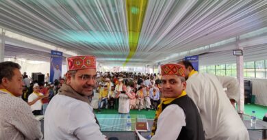 In the swearing-in, the office bearers of AAP took oath to put every drop of their blood to make Himachal the best state HIMACHAL HEADLINES