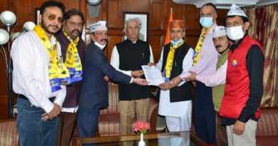 A memorandum was submitted to the Himachal Governor for the return of the 'Agneepath scheme' HIMACHAL HEADLINES