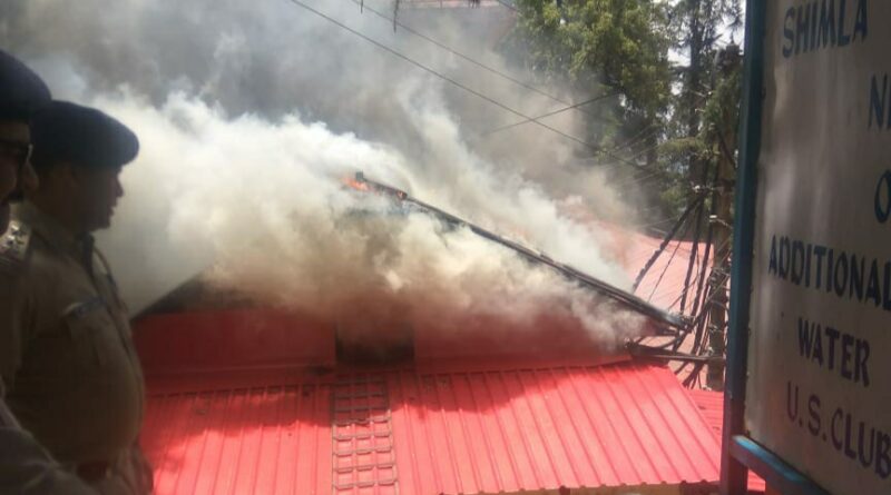 Two storey building and a Transformer damages in devastating fire HIMACHAL HEADLINES