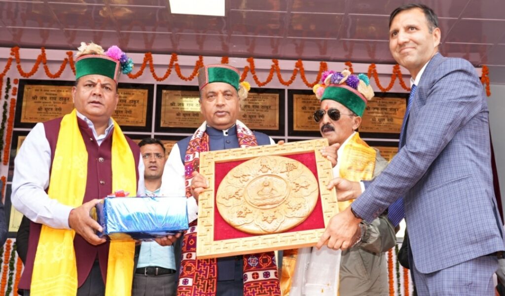CM inaugurates and lays foundation stones of 19 developmental projects worth Rs. 53.78 crore in Kinnaur HIMACHAL HEADLINES