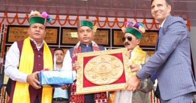 CM inaugurates and lays foundation stones of 19 developmental projects worth Rs. 53.78 crore in Kinnaur HIMACHAL HEADLINES