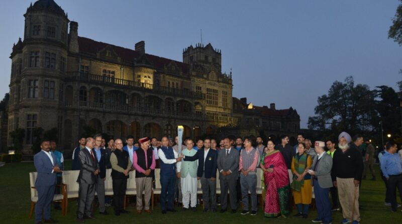 Chief Minister receives torch relay of Chess Olympiad HIMACHAL HEADLINES