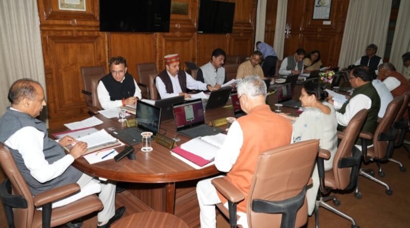 Himachal Pradesh Cabinet Decisions HIMACHAL HEADLINES