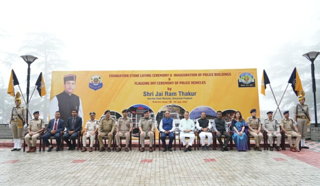 CM inaugurates and lays foundation stone of 43 projects of Rs. 160 crore of Police CM inaugurates and lays foundation stone of 43 projects of Rs. 160 crore of Police HIMACHAL HEADLINES
