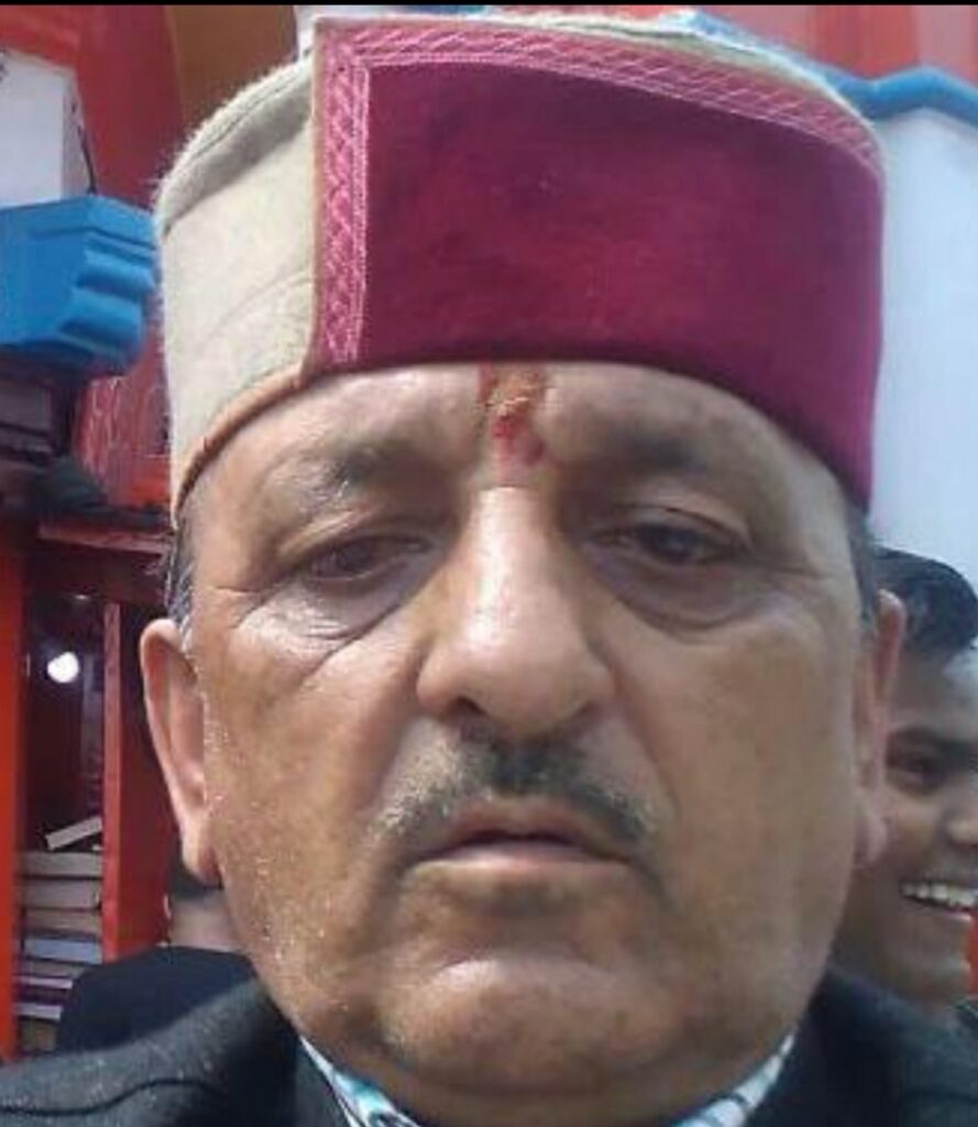 Shivdutt Bhardwaj passes away HIMACHAL HEADLINES