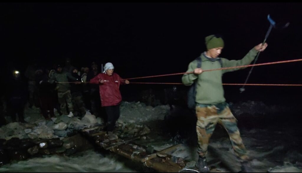 Assam Regiment rescue woman mountaineer  HIMACHAL HEADLINES