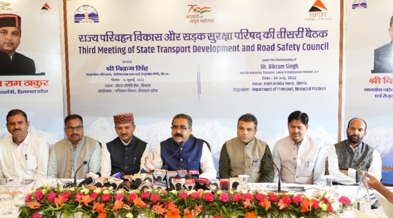 Transport Minister emphasized on good Samaritans to save precious life during road accidents HIMACHAL HEADLINES