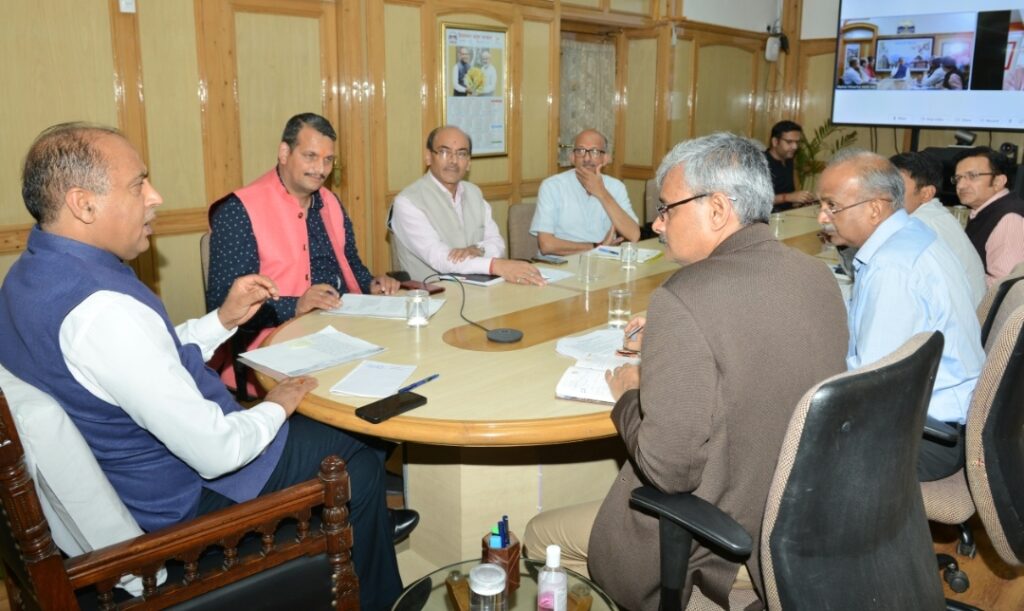 CM asks BBMB authorities to evolve mechanism to check spread of silt  HIMACHAL HEADLINES