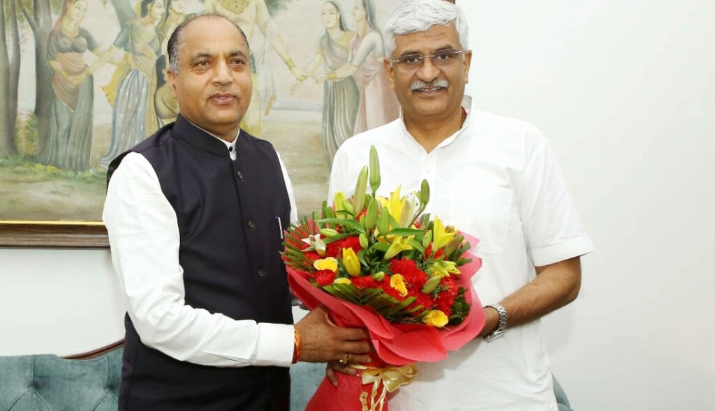 Chief Minister calls on Union Jal Shakti Minister Chief Minister calls on Union Jal Shakti Minister HIMACHAL HEADLINES