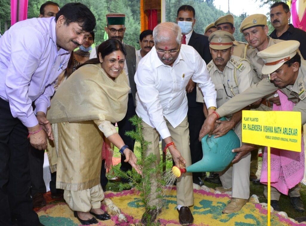 Governor Launches Hariyali Plantation Drive from Jhundi Panchayat in Mandi HIMACHAL HEADLINES