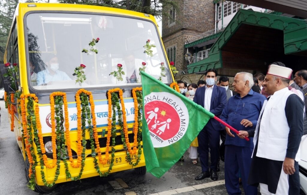 Health Minister flags off Jeevandhara Shravan Vehicle HIMACHAL HEADLINES