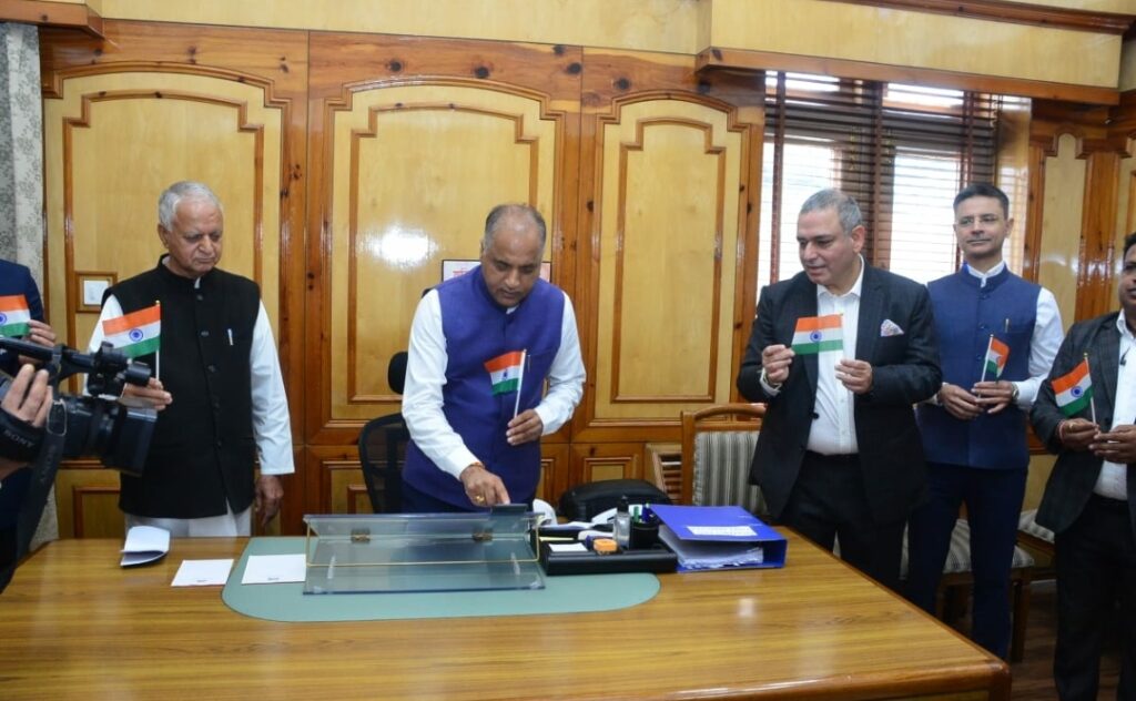 CM launches theme song of Har Ghar Tiranga-Shaan Tiranga HIMACHAL HEADLINES