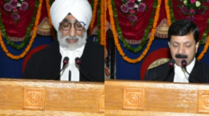 Sushil Kukreja and Virender Singh sworn in as Himachal HC Judges, Governor administers oath HIMACHAL HEADLINES