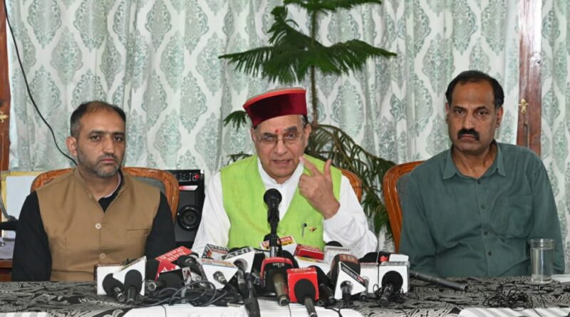 BJP Leader and Minister Suresh Bhardwaj said that AAP is a party of lies HIMACHAL HEADLINES