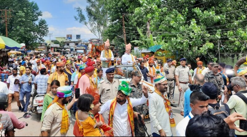 Governor led the Procession of State level Janamashtami Festival at Nurpur HIMACHAL HEADLINES