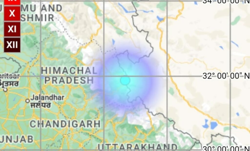 Kinnaur district jolt by light Earthquake HIMACHAL HEADLINES