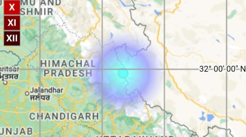 Kinnaur district jolt by light Earthquake HIMACHAL HEADLINES