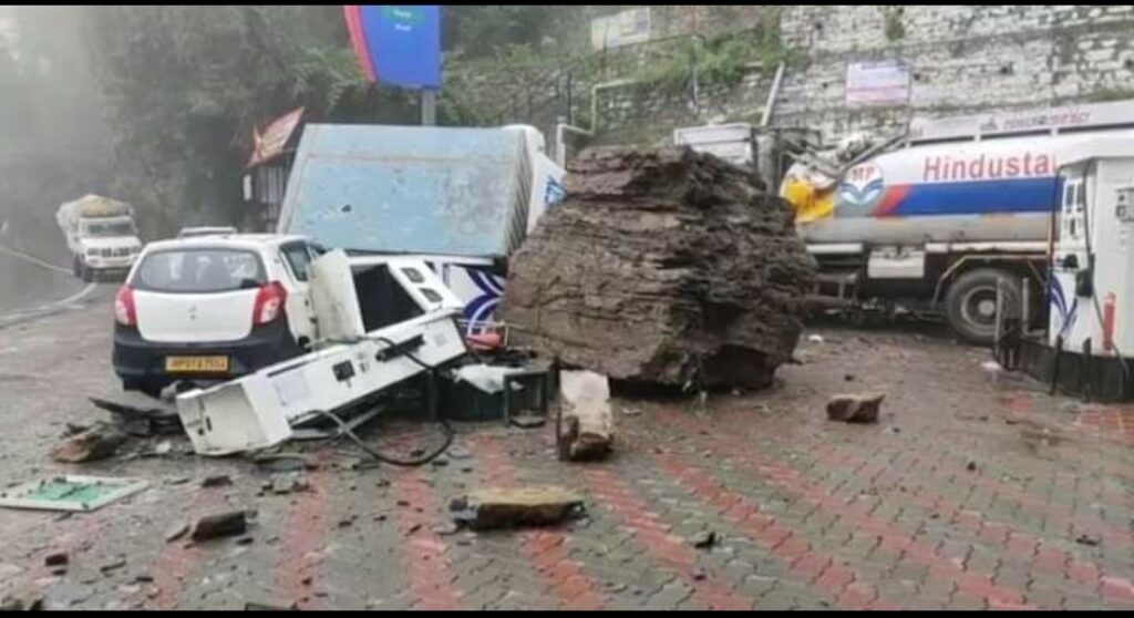 Landslide at village Banet Chamba HIMACHAL HEADLINES
