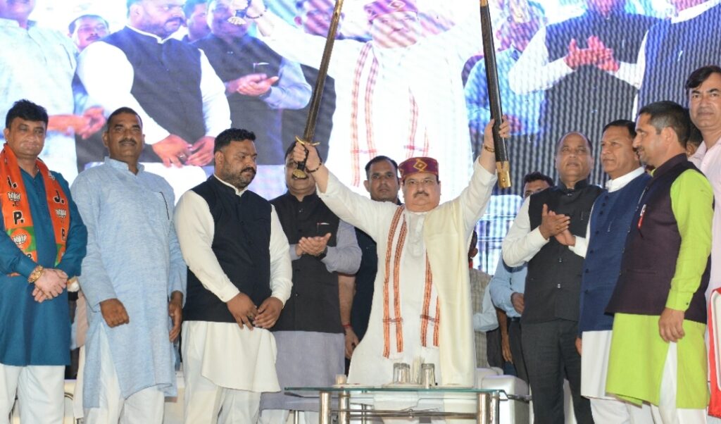 New chapter of progress written under strong leadership of PM Narendra Modi: J P Nadda  HIMACHAL HEADLINES