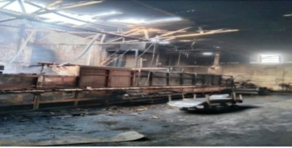 Factory fire damage property in Kala Amb HIMACHAL HEADLINES