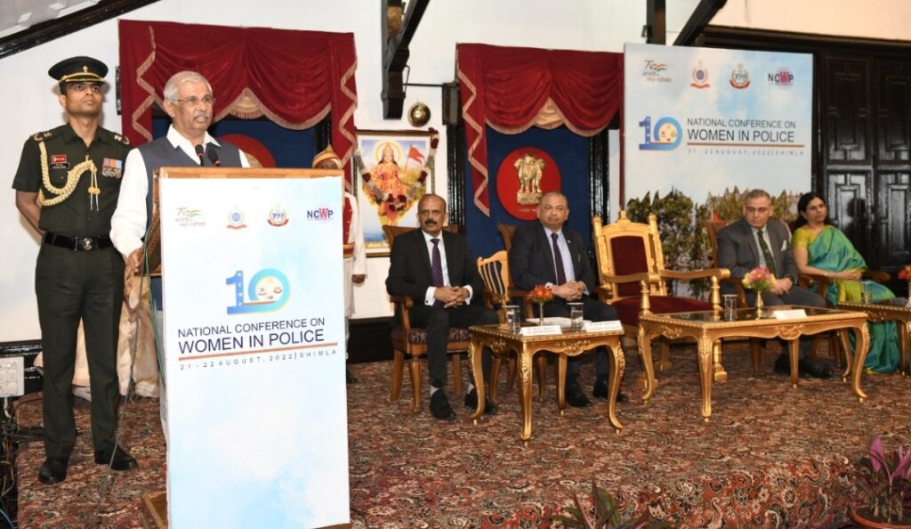 Governor stresses the need to increase the participation of women in the police force HIMACHAL HEADLINES