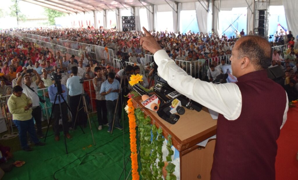 CM dedicates & lays foundation stones of developmental works worth Rs. 54.56 Cr in Balh HIMACHAL HEADLINES