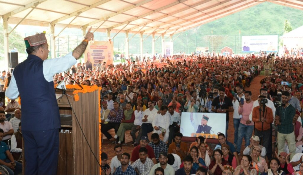 CM lays foundation stones of 6 developmental projects worth Rs. 44.70 Cr for Anni HIMACHAL HEADLINES
