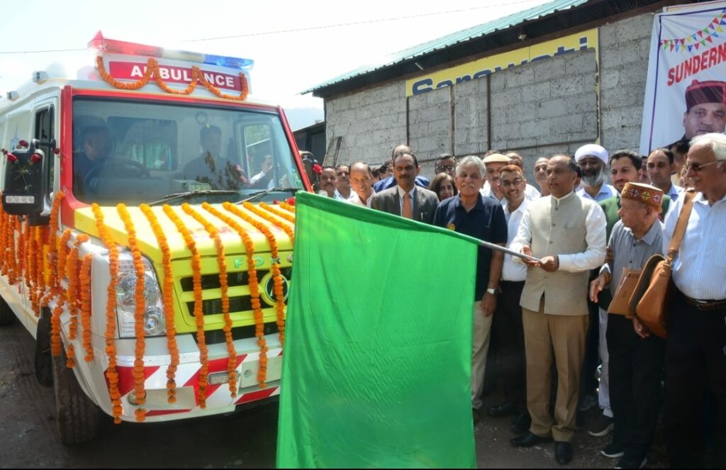 CM lays foundation stone of Amba Prasad Rotary Charitable Eye Hospital at Sundernagar CM lays foundation stone of Amba Prasad Rotary Charitable Eye Hospital at Sundernagar HIMACHAL HEADLINES
