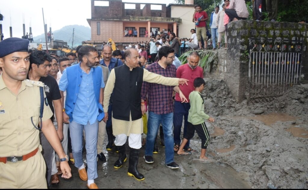 Chief Minister visits cloudburst hit Khaniyara area of Dharamshala Chief Minister visits cloudburst hit Khaniyara area of Dharamshala HIMACHAL HEADLINES