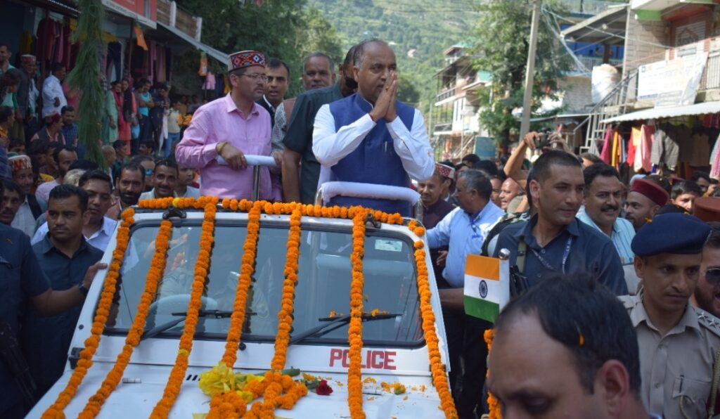 CM presides over Pragatisheel Himachal program at Balichowki in Seraj HIMACHAL HEADLINES
