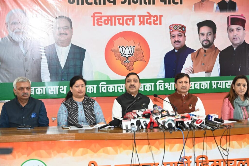 Seening benefits of double engine people of Himachal have made there mind to bring BJP back : Suresh Kashyap HIMACHAL HEADLINES